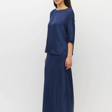 Juliette Hogan Em Skirt - Navy Crush
