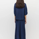 Juliette Hogan Em Skirt - Navy Crush