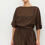 Juliette Hogan Palazzo Pant - Chocolate Crush