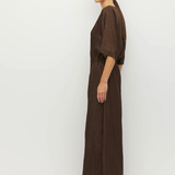 Juliette Hogan Palazzo Pant - Chocolate Crush