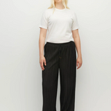 Juliette Hogan Pleat Pant - Black Plisse