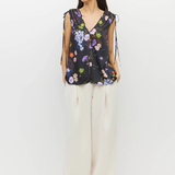 Juliette Hogan Tulia Top - Noir