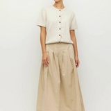 Juliette Hogan Twin T Cardi - Toast Marle