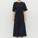 Juliette Hogan Twist Dress - Navy