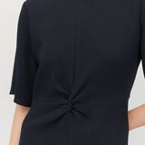 Juliette Hogan Twist Dress - Navy
