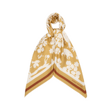 Karen Walker Animal Kingdom Classic Silk Scarf - Ochre