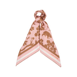 Karen Walker Animal Kingdom Classic Silk Scarf - Pink