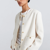 Karen Walker Boucle Jacket - Cream