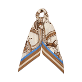 Karen Walker Carousel Classic Silk Scarf - Cream Multi