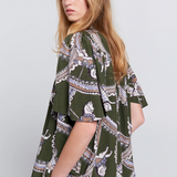 Karen Walker Carousel Shirt - Multi Olive
