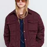 Karen Walker Crest Jacket - Merlot