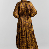 Karen Walker Deluge Dress - Chocolate Multi