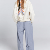 Karen Walker Frontier Trousers - Steel Blue