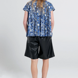 Karen Walker Furrow Sleeveless Shirt - Blue Multi