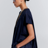 Karen Walker Furrow Sleeveless Shirt - Navy