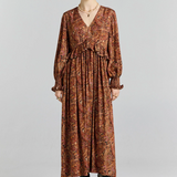 Karen Walker Halo Dress - Burgundy Multi