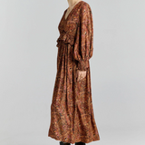 Karen Walker Halo Dress - Burgundy Multi