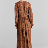 Karen Walker Halo Dress - Burgundy Multi