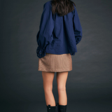 Karen Walker Ivy Blouse - Navy