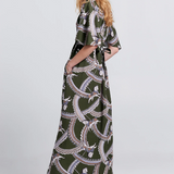 Karen Walker Jamboree Dress - Multi Olive