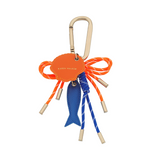 Karen Walker Marine Carabiner Charm - Orange/Blue