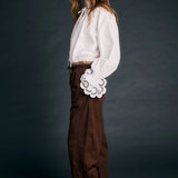 Karen Walker Maverick Pants - Chocolate