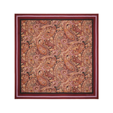 Karen Walker Paisley Classic Silk Scarf - Burgundy Multi