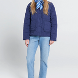 Karen Walker Quilted Drift Jacket - Navy