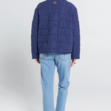 Karen Walker Quilted Drift Jacket - Navy