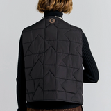 Karen Walker Quilted Drift Vest - Black