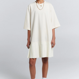 Karen Walker Rally Dress - Cream/Cream