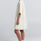 Karen Walker Rally Dress - Cream/Cream