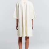 Karen Walker Rally Dress - Cream/Cream