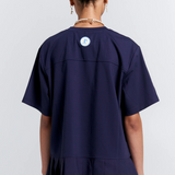 Karen Walker Rally Top - Navy