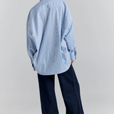 Karen Walker Rider Shirt - Blue/White