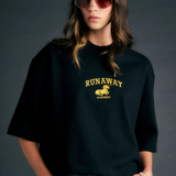 Karen Walker Runaway Academy Top - Black/Gold