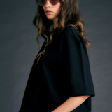 Karen Walker Runaway Academy Top - Black/Gold