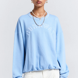 Karen Walker Runaway College Crewneck Sweatshirt - Blue