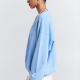 Karen Walker Runaway College Crewneck Sweatshirt - Blue
