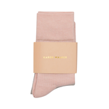 Karen Walker Runaway Embroidered Socks 2 Pack - Blush/Light Grey