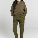 Karen Walker Runaway Girl Organic Cotton Crewneck - Hunter Green