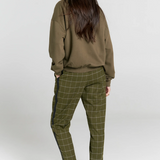 Karen Walker Runaway Girl Organic Cotton Crewneck - Hunter Green