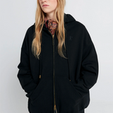 Karen Walker Runaway Unicorn Oversized Hoodie - Black/Gold