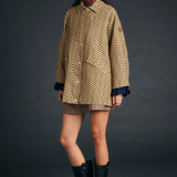 Karen Walker Tiller Jacket - Tan Multi