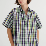Kowtow Author Shirt - Violet Check