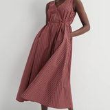 Kowtow Belle Dress - Maroon Check