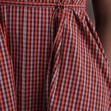 Kowtow Belle Dress - Maroon Check