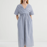 Kowtow Composer Dress - Workwear Stripe