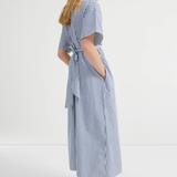 Kowtow Composer Dress - Workwear Stripe