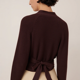 Kowtow Composure Cardigan - Mahogany